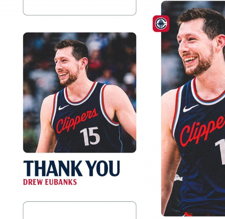 被裁后将加盟国王！快船官方致谢尤班克斯：谢谢你 德鲁❤️💙