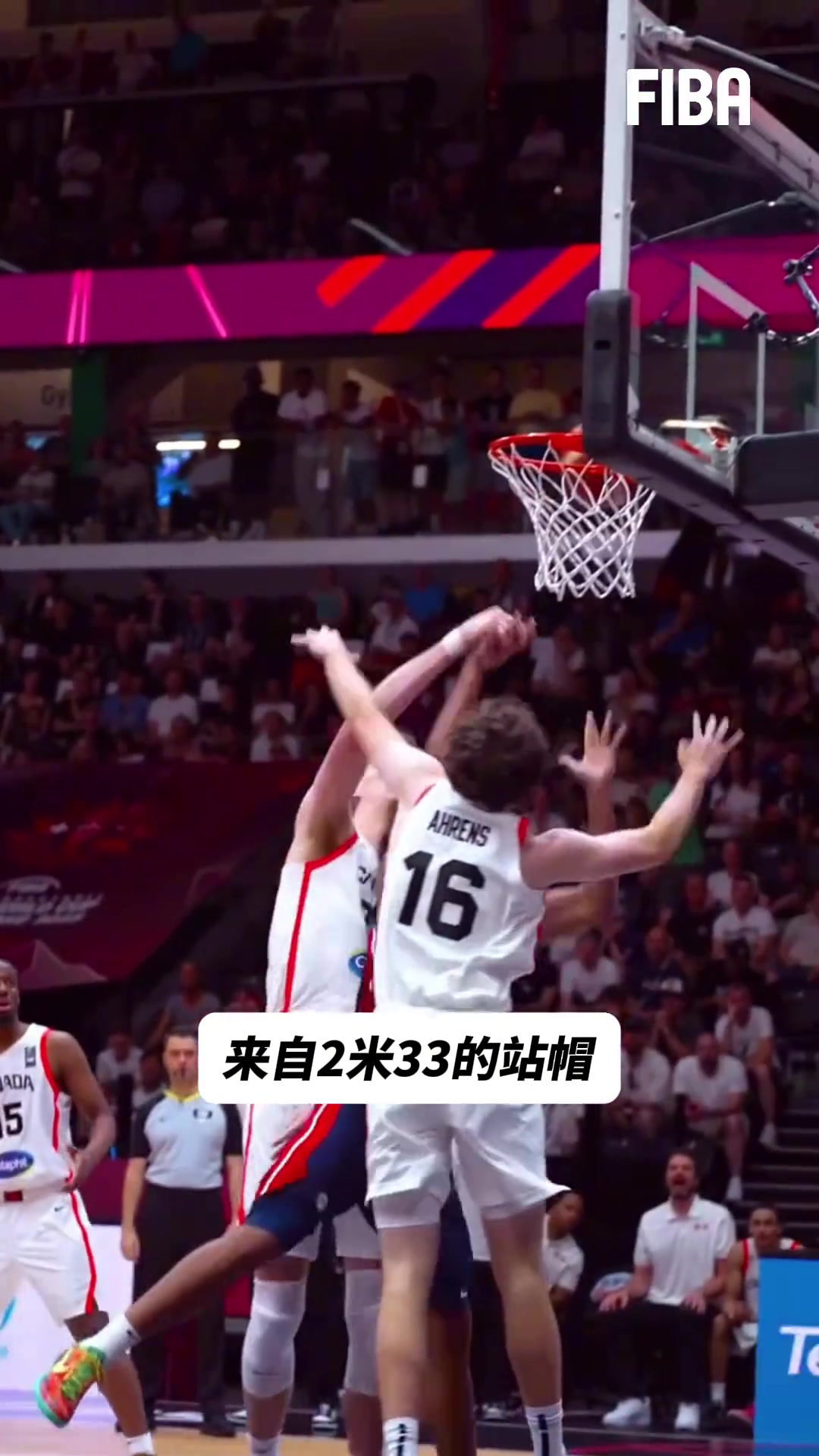 把球给我我要回家！2米33里乌站帽2米03的皮特