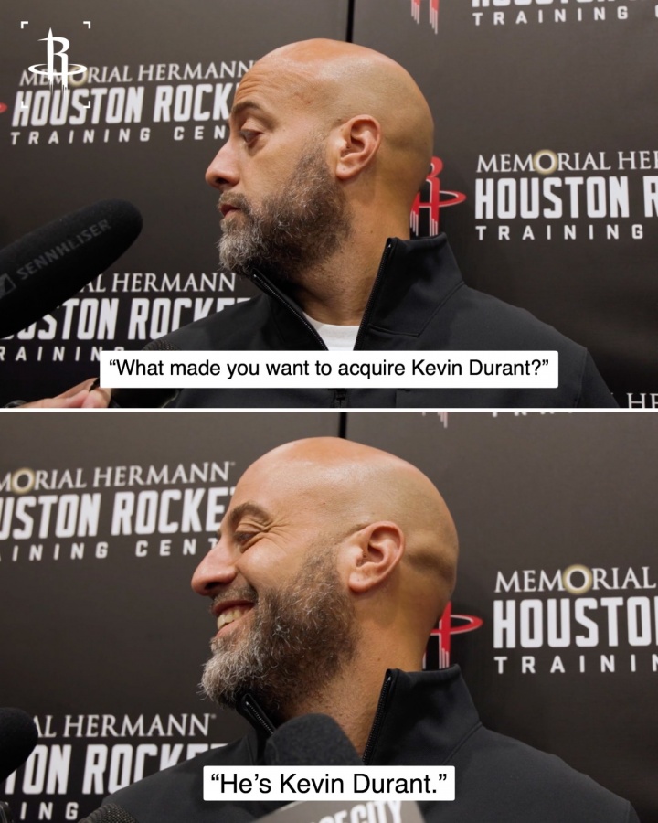 😛名言！为啥想要得到杜兰特？斯通：他可是凯文-杜兰特啊