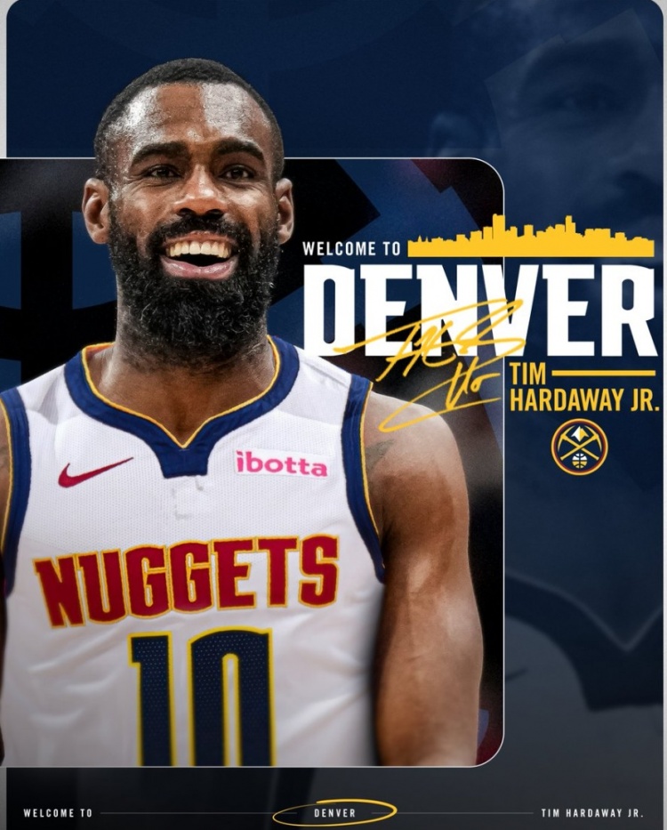 场均11分2.4板1.6助&一年底薪！掘金官宣签下小哈达威