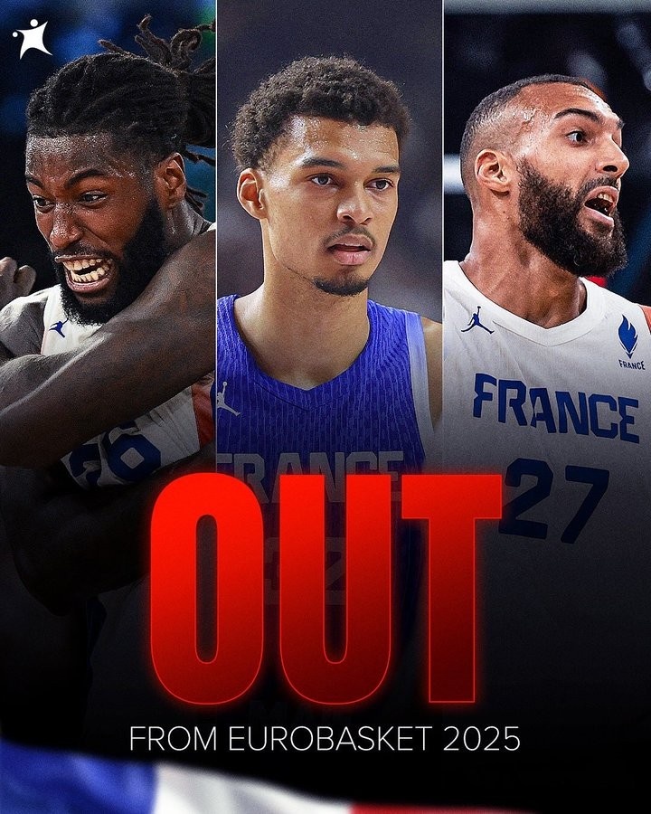 继文班、戈贝尔之后 另一法国前锋莱索尔也将缺席今年欧锦赛