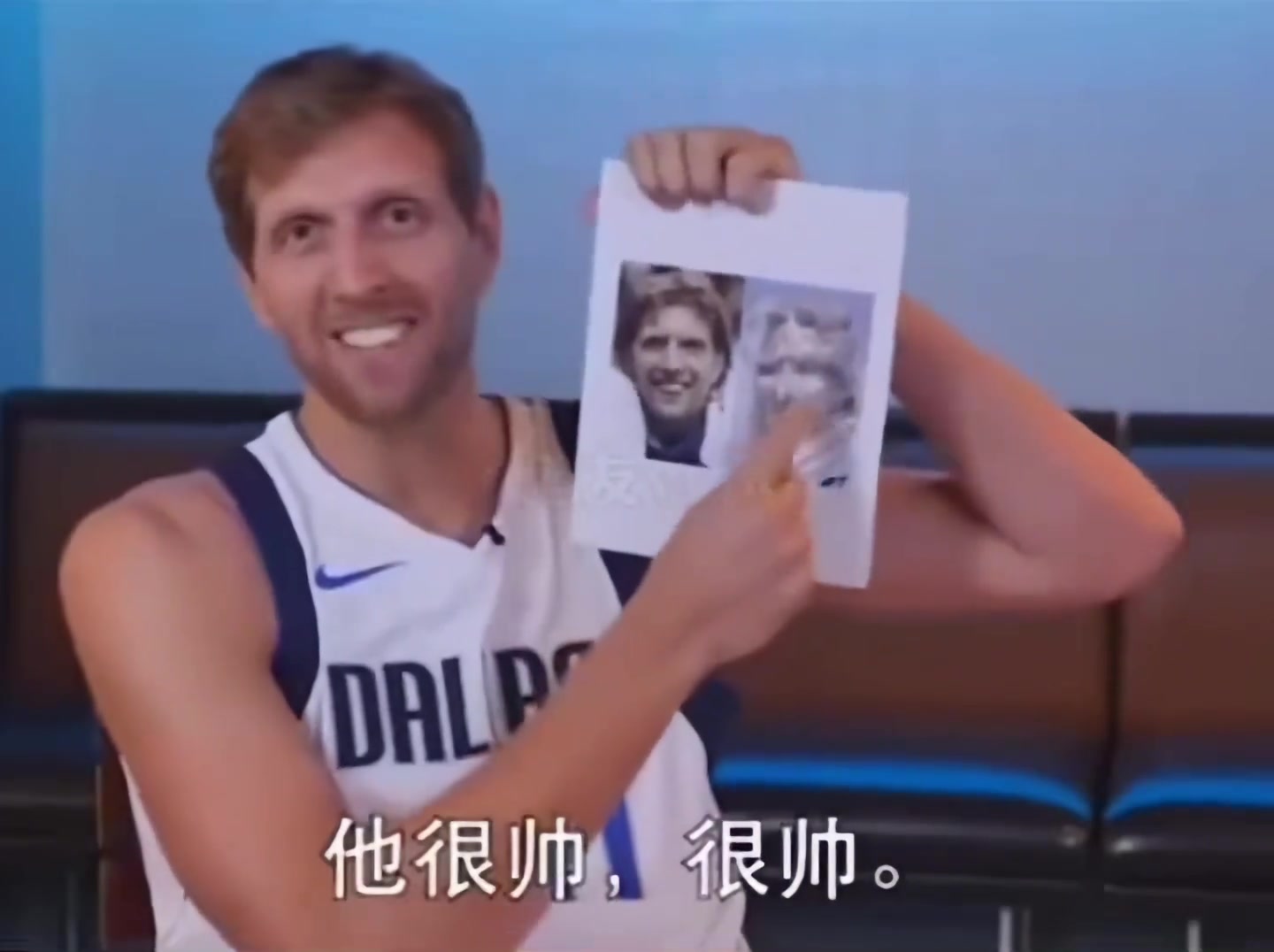 真假银角？诺维茨基用中文说：我叫你一声你敢答应吗🤣