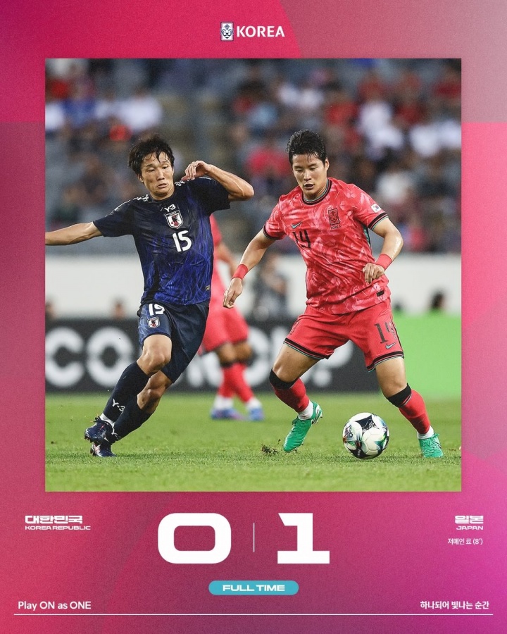 媒体人：韩国主场输日本三四队&对日3连败，亚军拿得比国足还难受