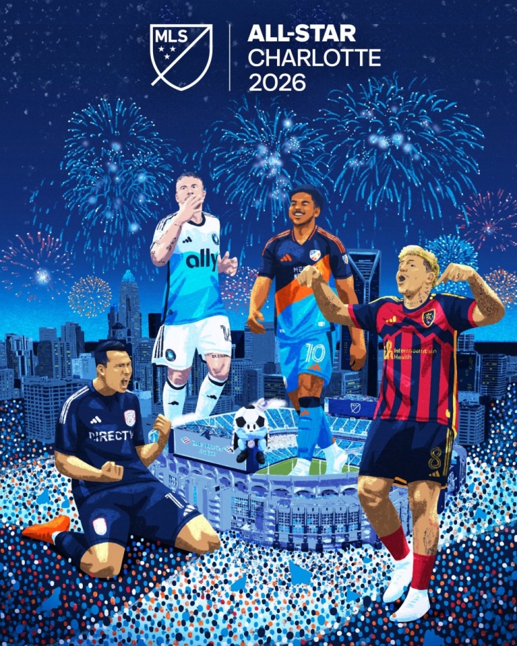 官方：2026年美职联全明星赛将在夏洛特举行