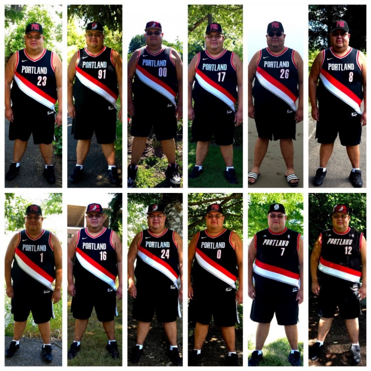 😂真爱粉！网友晒开拓者下赛季球员球衣 杨瀚森的16号位列其中