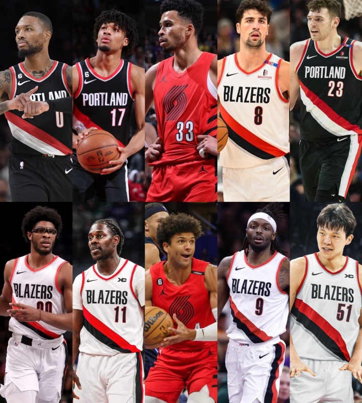 美媒晒开拓者10人基础轮换阵容：这支开拓者能闯进季后赛吗？