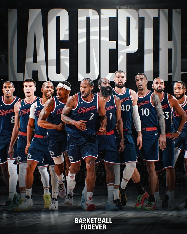 恐怖深度！BF晒快船新赛季10人轮换阵容合集图：他们能走多远？