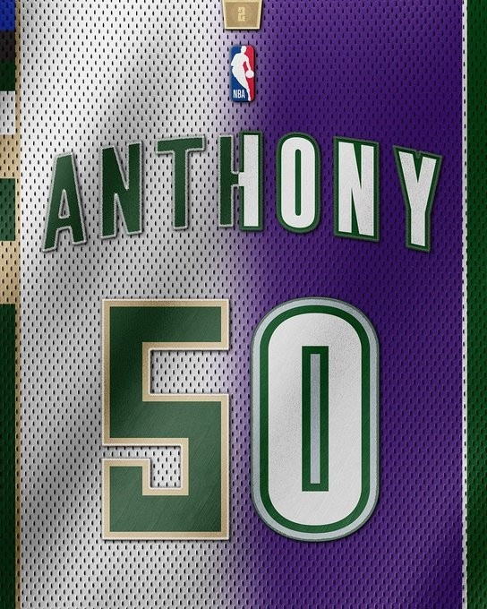 子承父业！科尔-安东尼在雄鹿将穿50号 是父亲效力于雄鹿时的号码