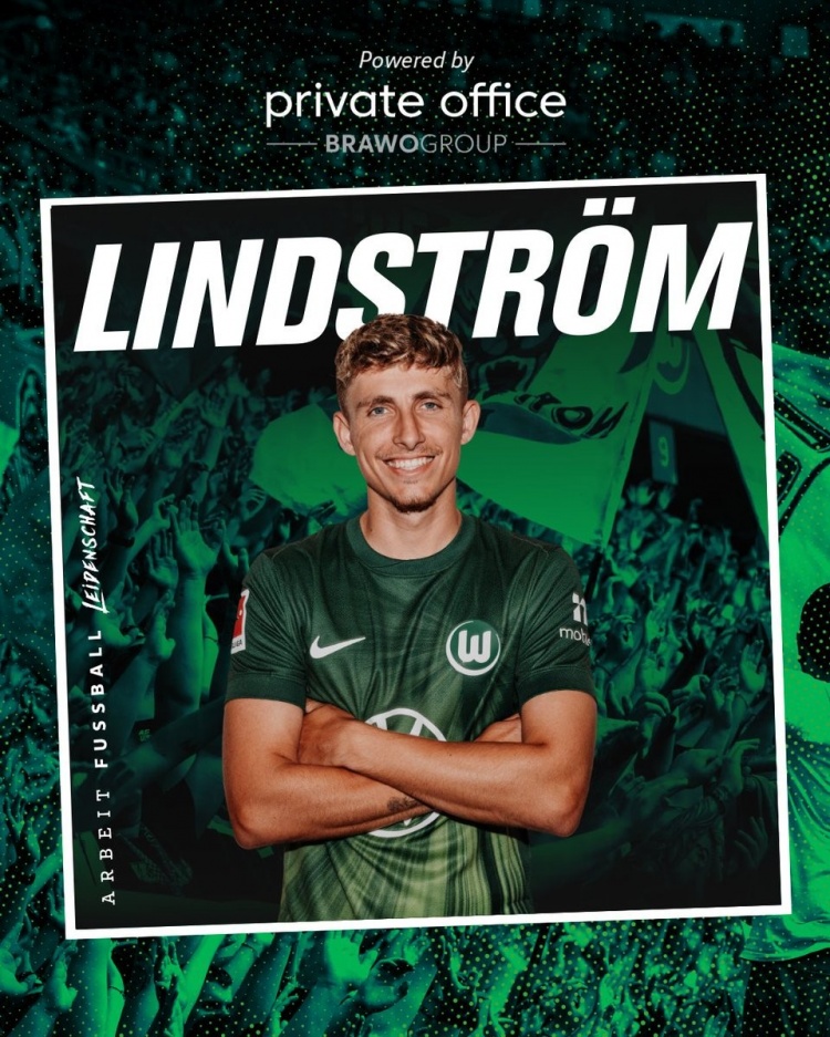 62场0球！官方：那不勒斯25岁前腰林德斯特伦租借加盟狼堡1个赛季