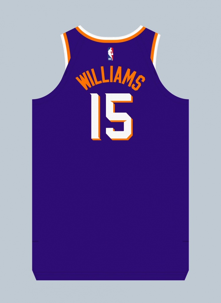 球衣记者：马克-威廉姆斯新赛季在太阳将穿15号球衣