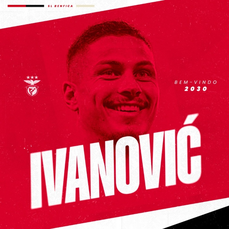 官方：本菲卡签下圣吉罗斯21岁中锋伊万诺维奇，总价2780万欧