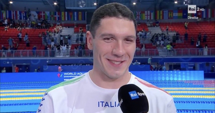 蛙泳冠军：夺金后基耶利尼邀我看尤文比赛 希望他们未来赢得欧冠