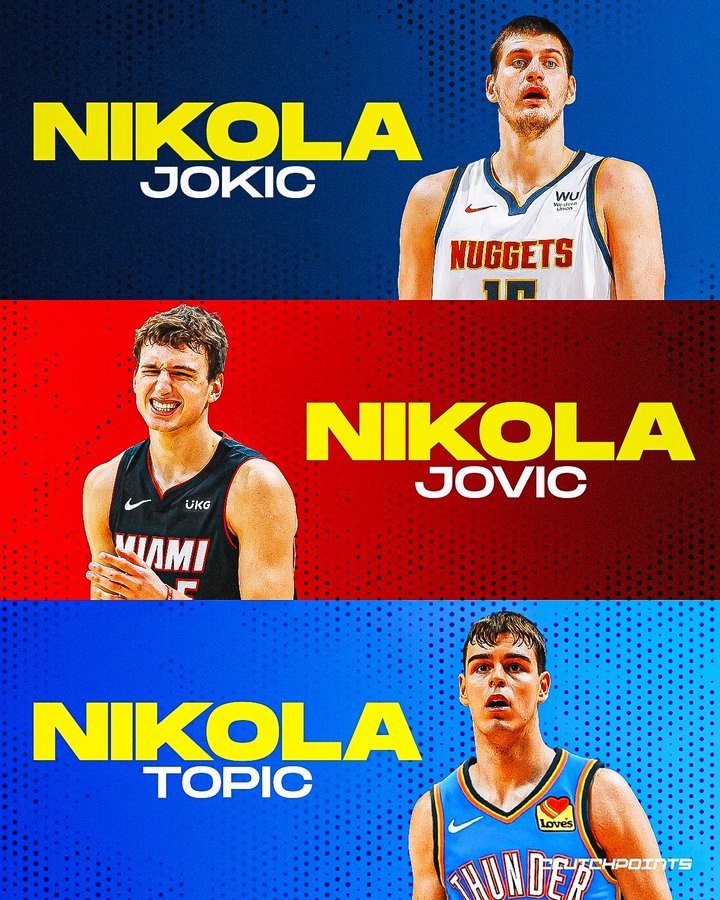 美媒调侃：5个塞尔维亚籍NBA球员3个叫尼科拉 这种巧合几率大吗？