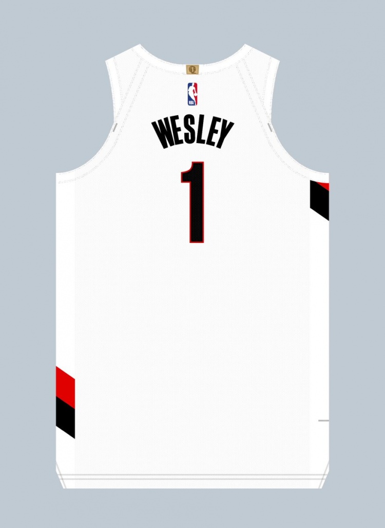 球衣记者：开拓者新援韦斯利球衣号码改为1号 队史上一位A-西蒙斯