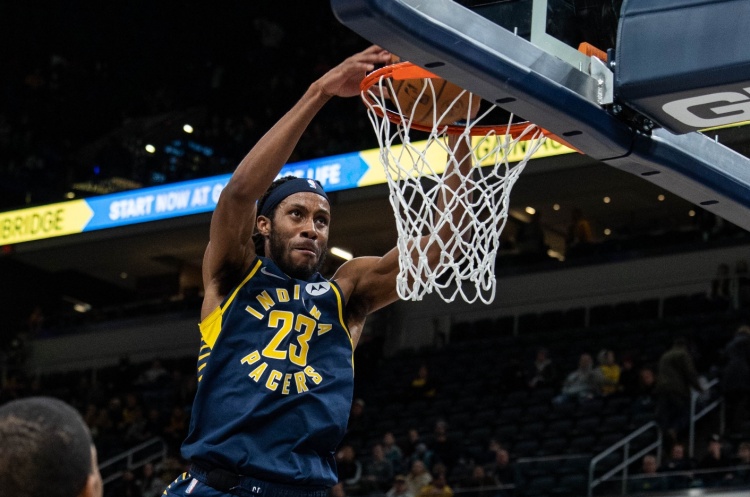 上季出战5场跟腱撕裂！步行者杰克逊：想留在球队&期待回到赛场