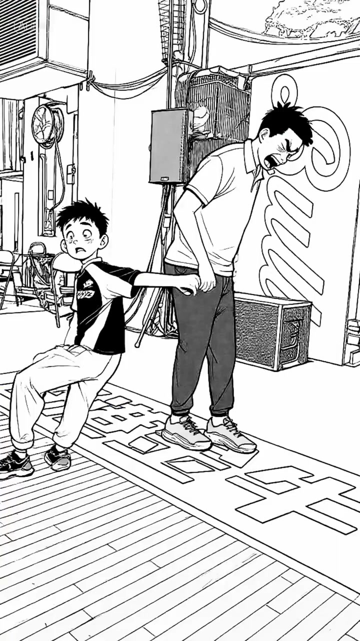 解指导在场边陪儿子打球 从严师与慈父两个模式无缝切换😁✌️