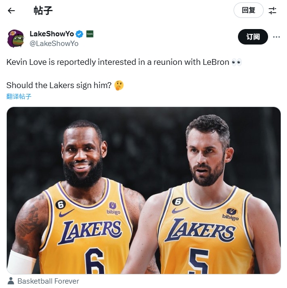 空间不够~湖媒：报道称乐福有意和詹姆斯重聚 湖人应该签下他吗？