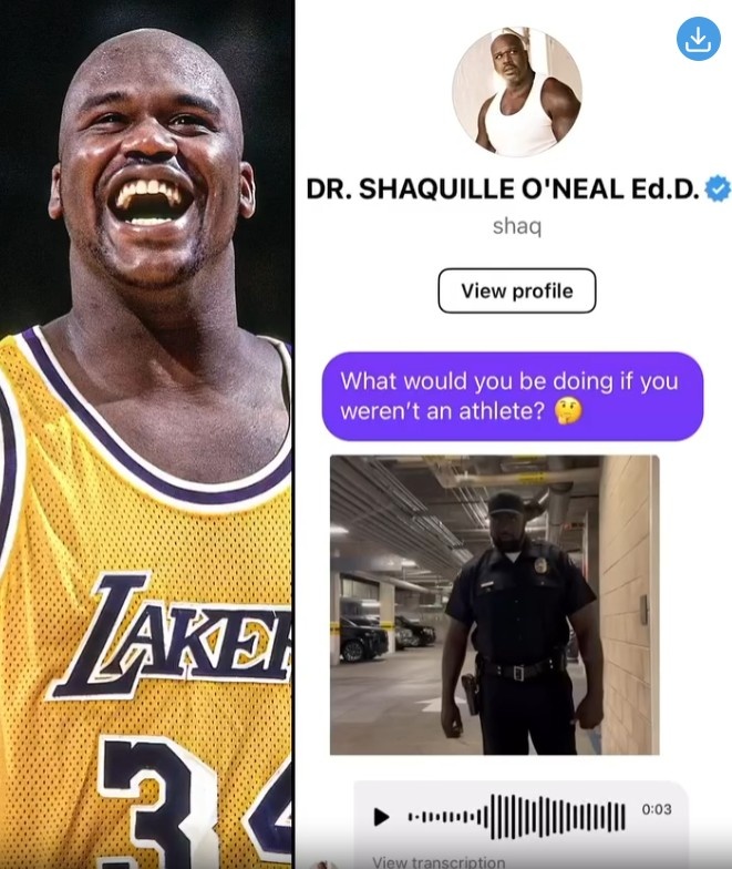 不当运动员做什么？奥尼尔晒梗图：当停车场保安🤣