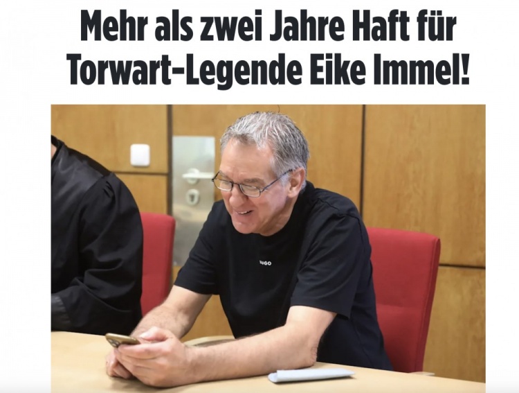 图片报：涉案107起，前德国国门伊梅尔因诈骗被判两年两个月监禁