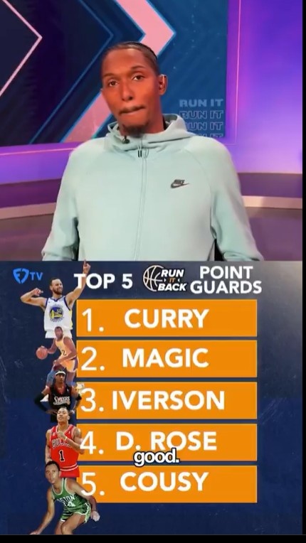 路威“盲排”历史前5控卫：库里力压魔术师位列第一 AI排第三