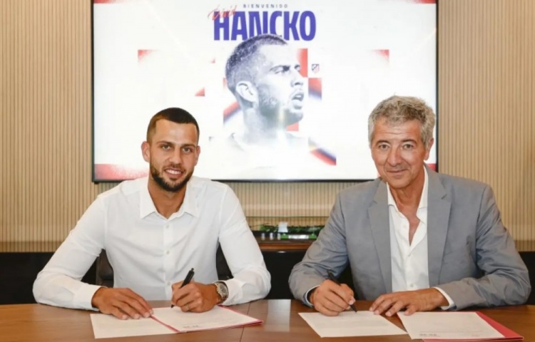 汉茨科：马竞得知我转会不顺利，迅速反应并很快解决了所有问题