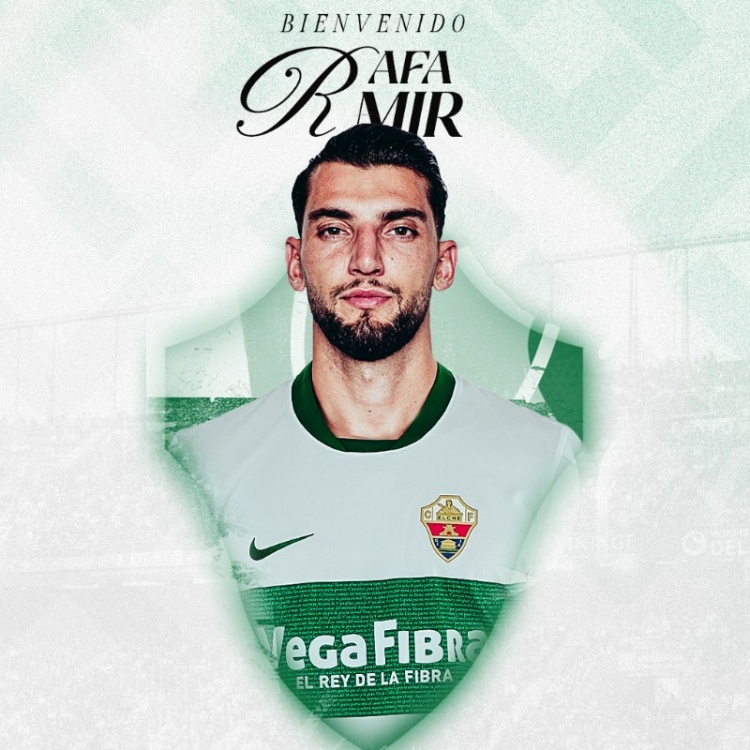 官方：塞维利亚28岁前锋拉法-米尔租借加盟埃尔切，含买断选项