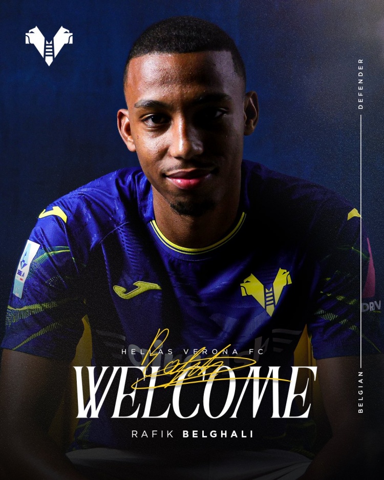 官方：梅赫伦23岁右后卫贝尔加利转会维罗纳，签约至2029年