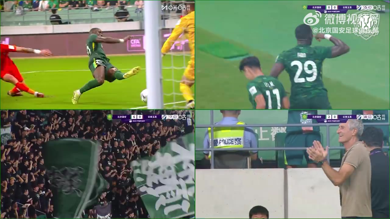比赛日｜通往苏州 足协杯半决赛，北京国安7-0云南玉昆