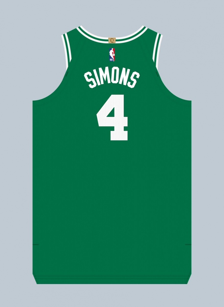 互换东家！安芬尼-西蒙斯在绿军穿4号球衣 队史上一位正是霍勒迪