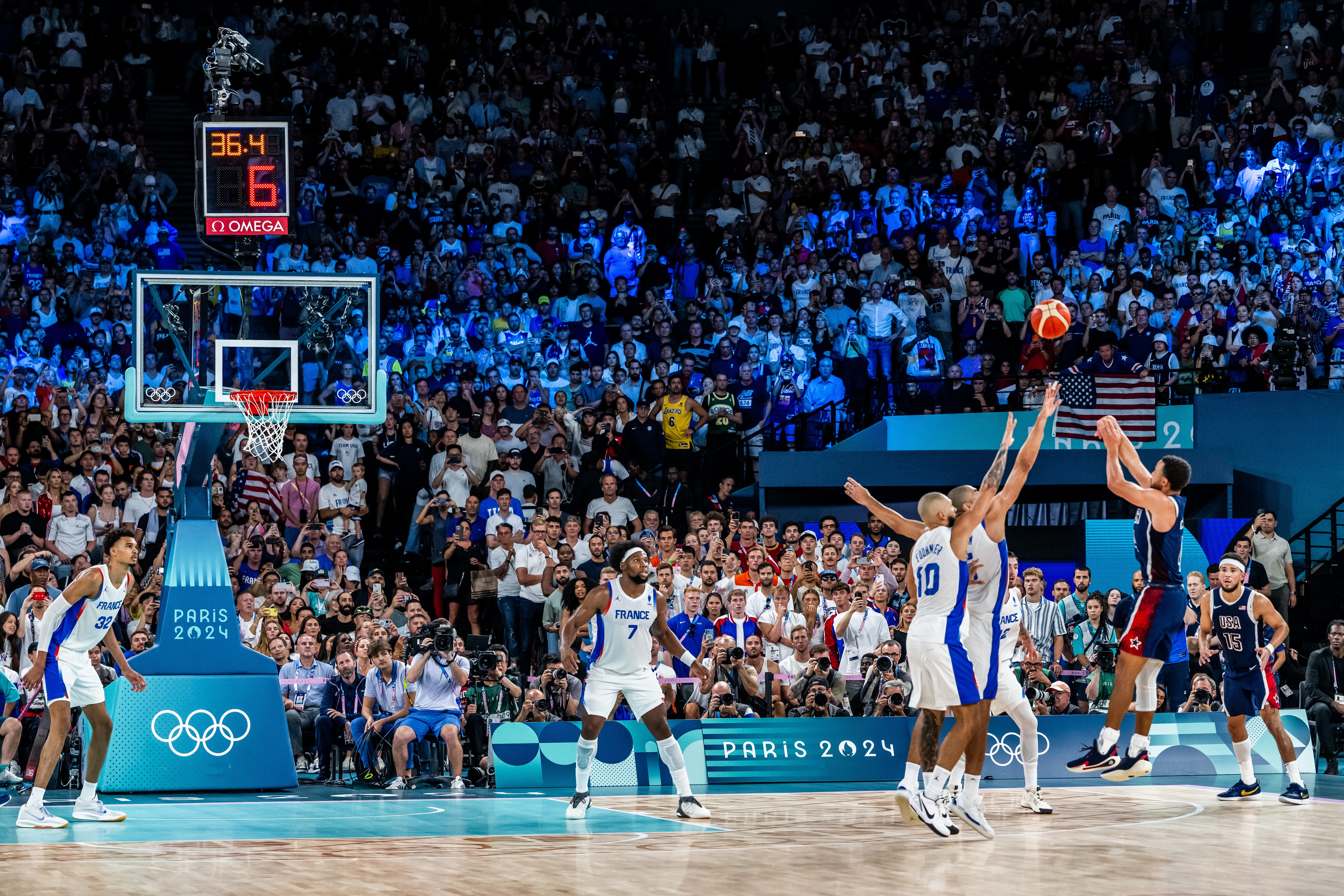 亚布塞莱谈奥运男篮决赛：巴黎主场如客场 但我们逼出了最强库里