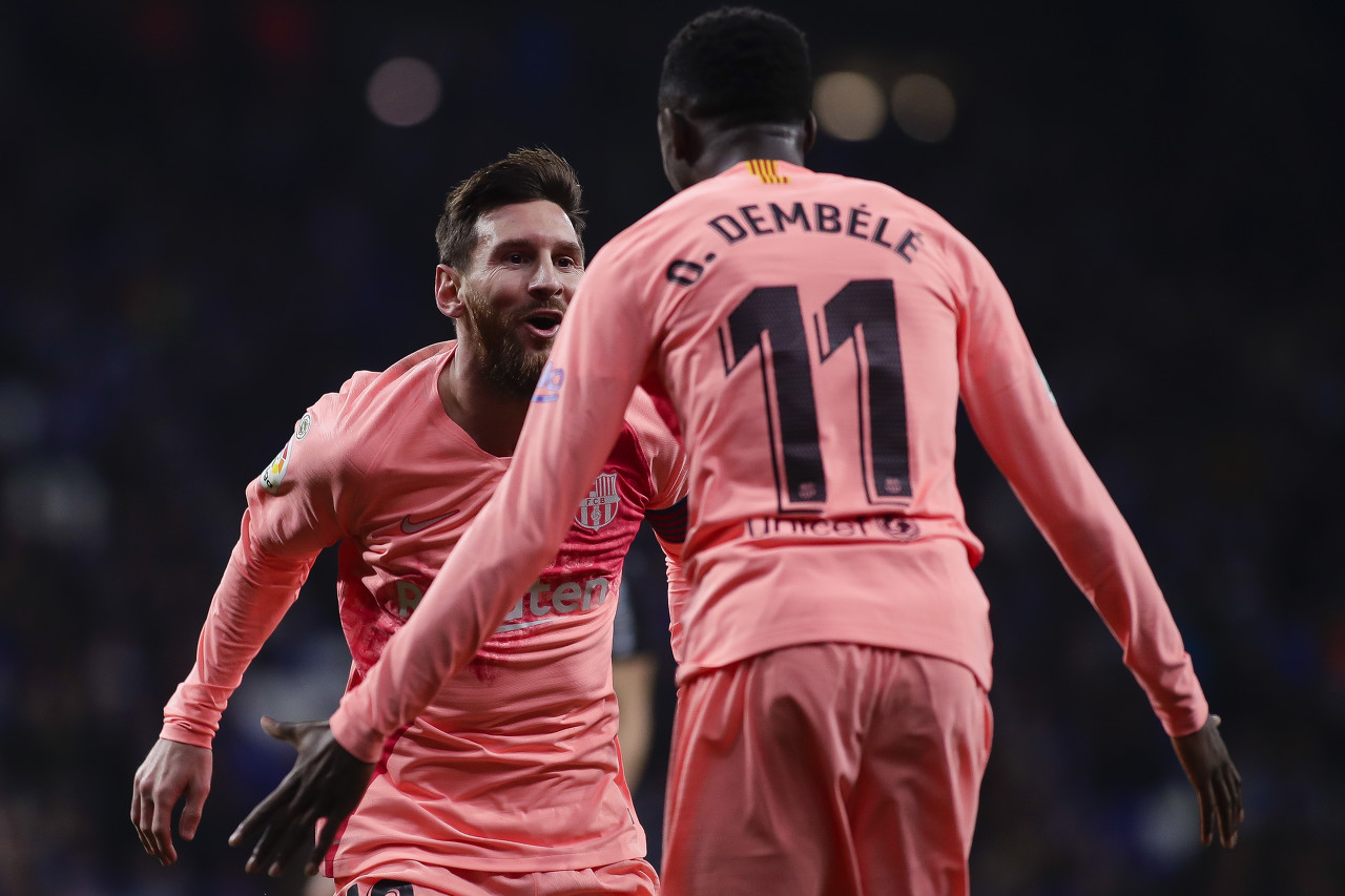 登贝莱：梅西告诉我想实现梦想就必须认真；他的很多发挥都是本能