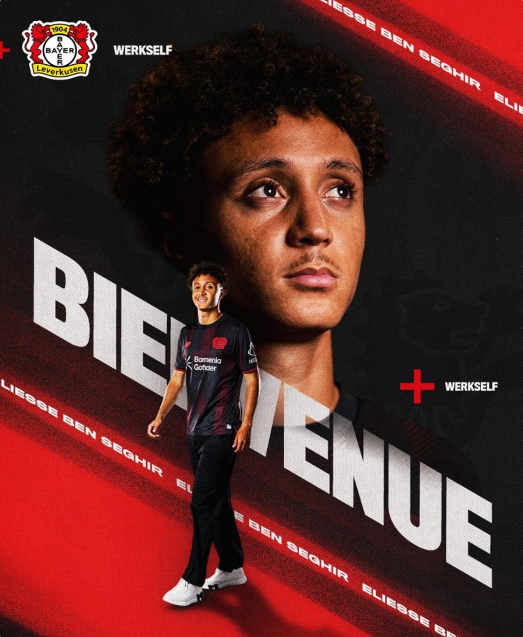 官方：勒沃库森从法甲摩纳哥队签下摩洛哥前锋塞吉尔