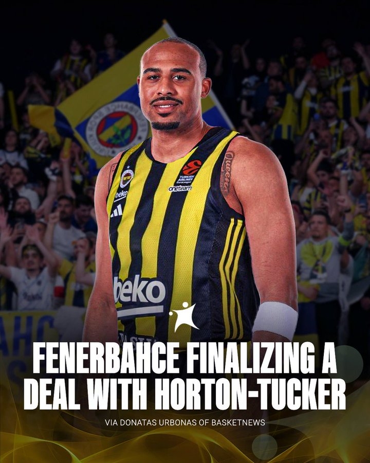 反篮王子24岁就告别NBA？名记：霍顿-塔克正在和费内巴切敲定合同