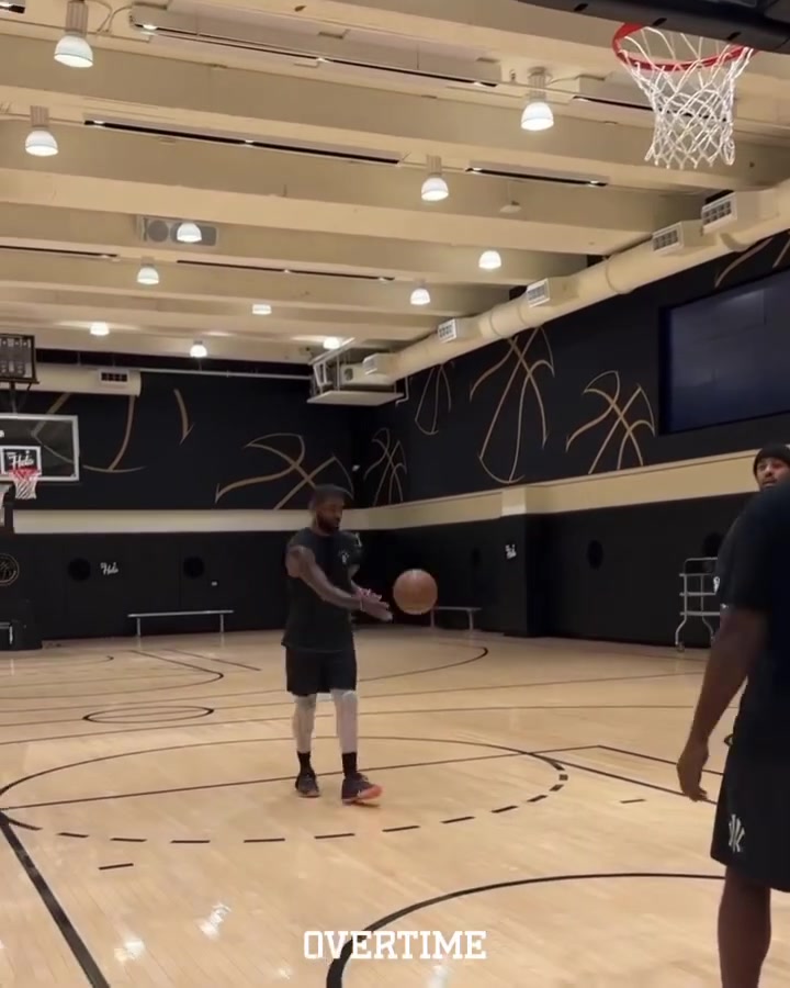 时隔前交叉韧带手术手5个月 欧文重返球场练习抛投及撤步中投