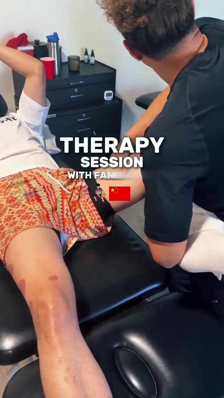 专业！康复机构晒曾凡博前往布鲁克林前的一些康复过程