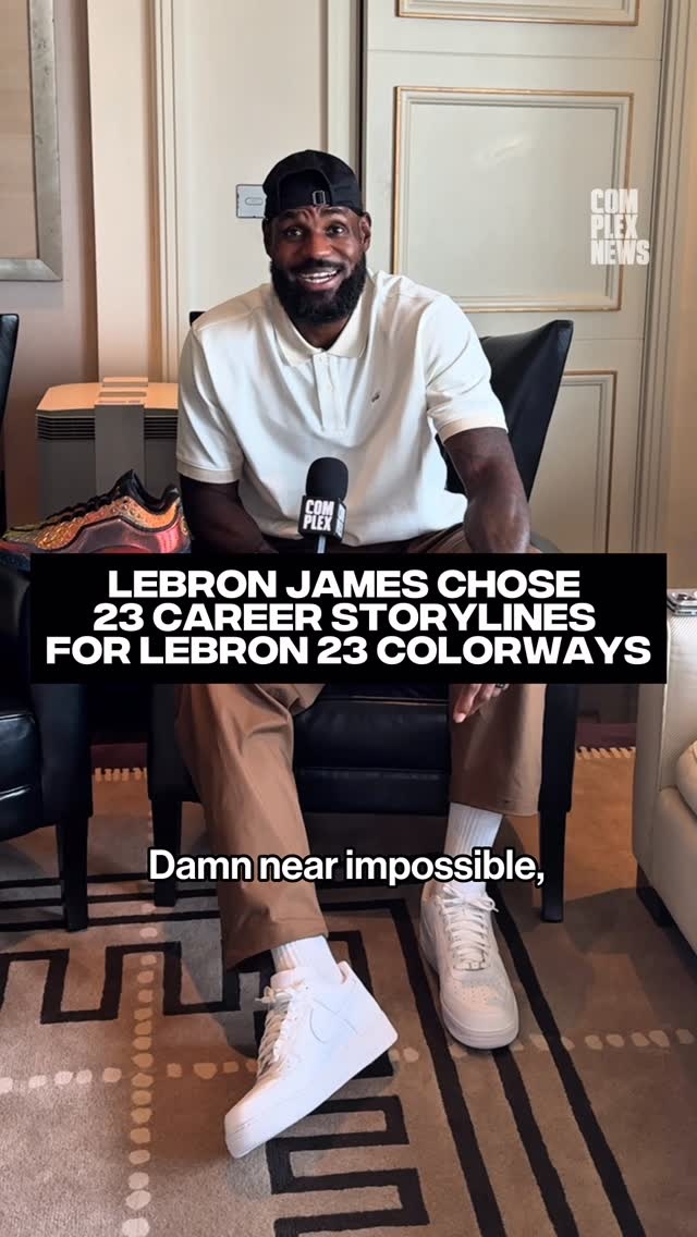 詹姆斯：詹23代战靴的23款配色对应着我生涯的23个故事