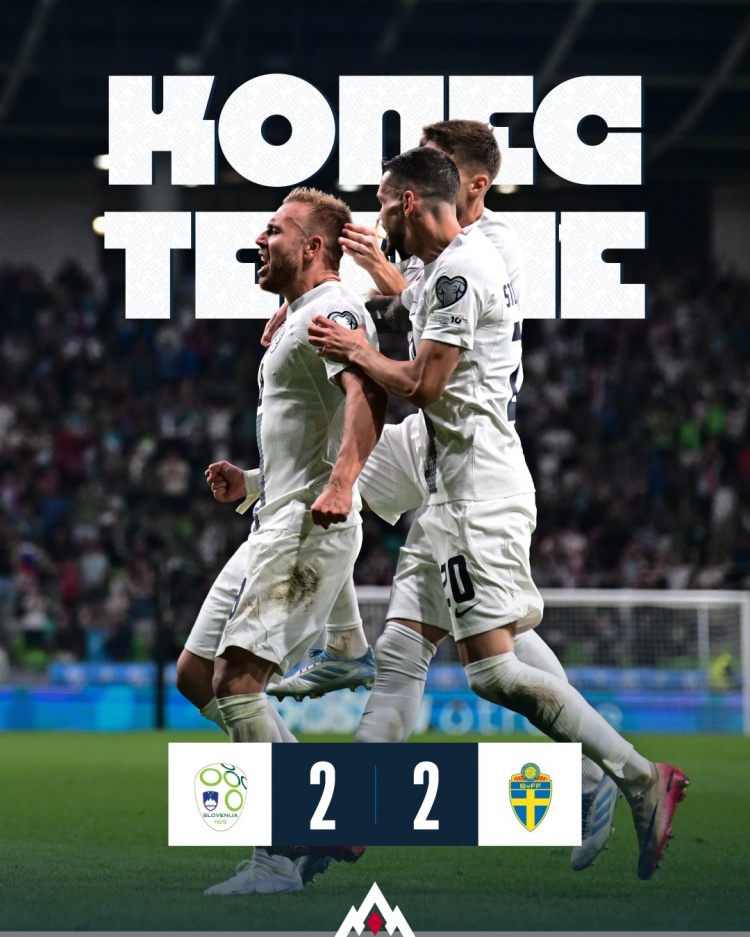 斯洛文尼亚主帅谈2-2战平瑞典：遗憾丢了2分，我们过于尊重对手