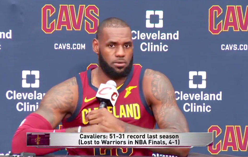 记者：大多数经纪人和高管认为 除湖人外詹姆斯只会考虑加盟骑士