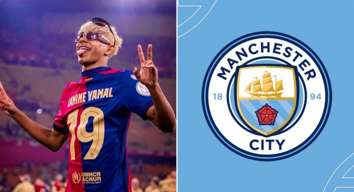 记者：曼城长期追求亚马尔未果，认为错过了梅西就必须得到亚马尔